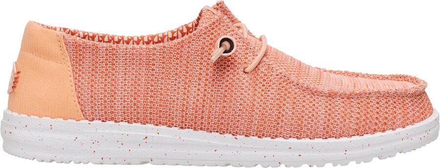 Hey Dude HEYDUDE Wendy Stretch Sox Dames Instappers Peach