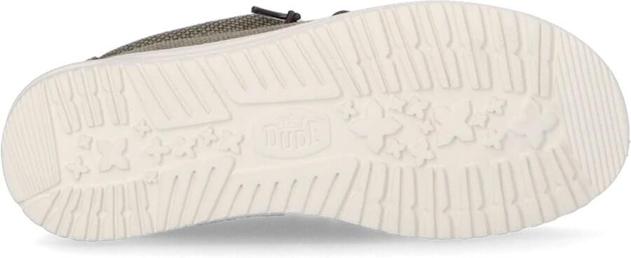 HeyDude Wally Braided Sneakers olijfgroen