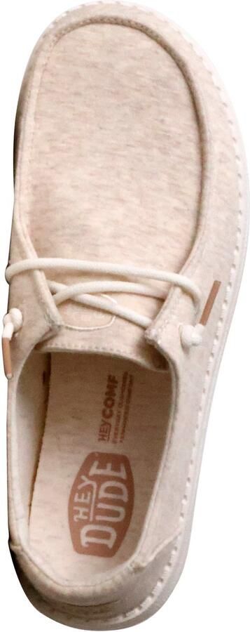 Hey Dude Mocassin Basse à lacets Wendy Stretch Jersey
