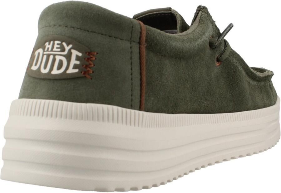Hey Dude Mocassin Basse en cuir Rev Suede