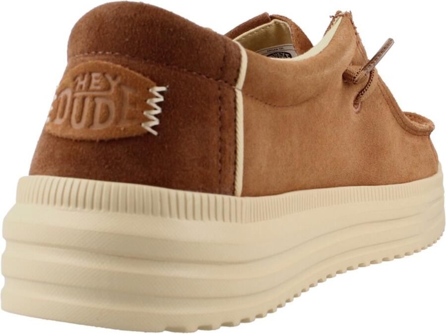 Hey Dude Mocassin Basse en cuir Rev Suede