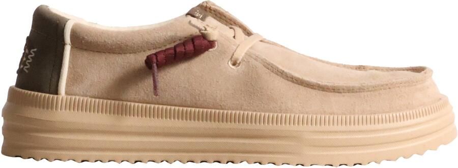 Hey Dude Mocassin Basse en cuir Rev Suede