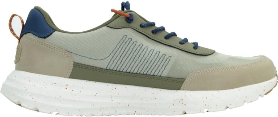Hey Dude Sirocco Alta Sneakers Stone Grey Flex & Fold Technologie Skórzane Accenten