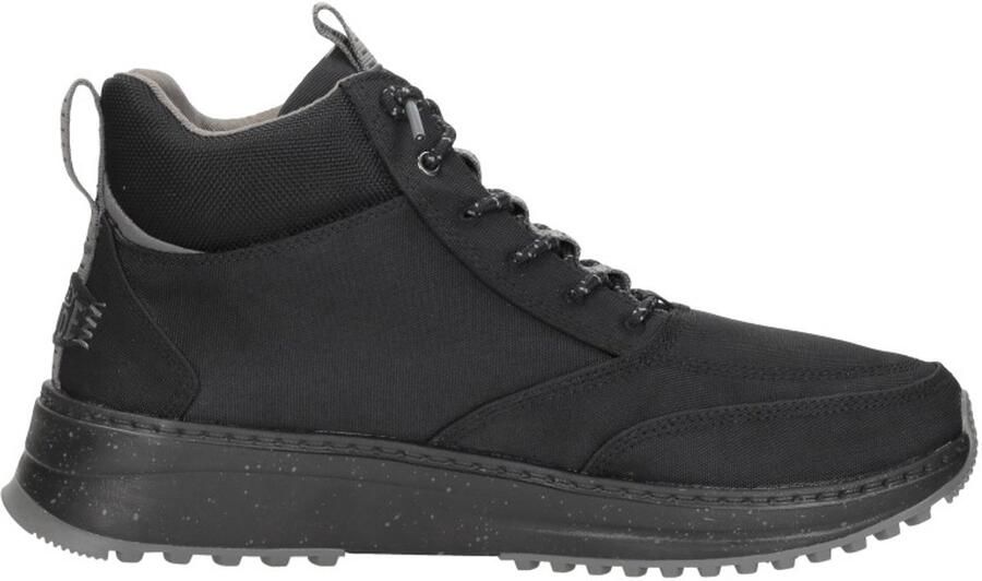 Hey Dude Tahoe Nylon Veterschoenen Hoog Zwart