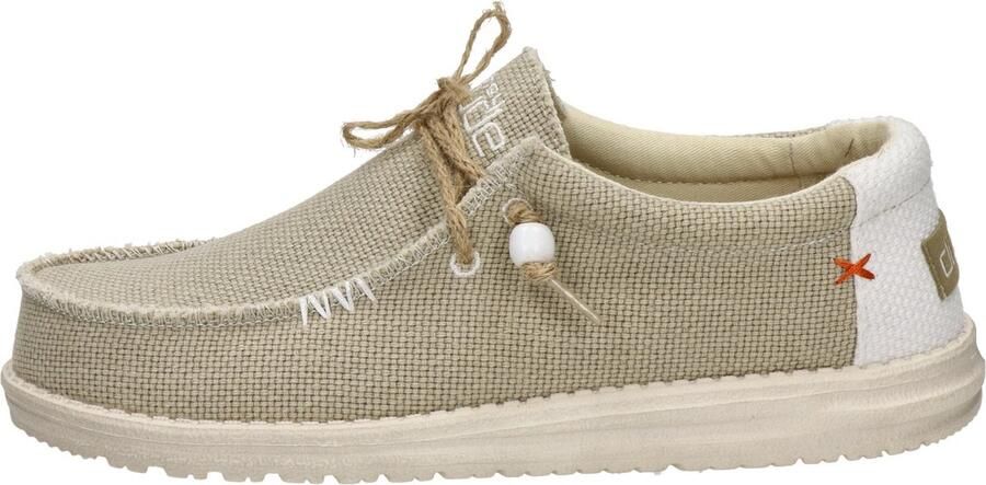 Hey Dude HEYDUDE Wally Braided Heren Instappers Off White | Wit | Katoen - Foto 17