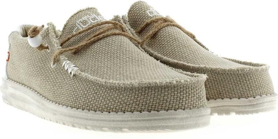 Hey Dude HEYDUDE Wally Braided Heren Instappers Off White | Wit | Katoen - Foto 15