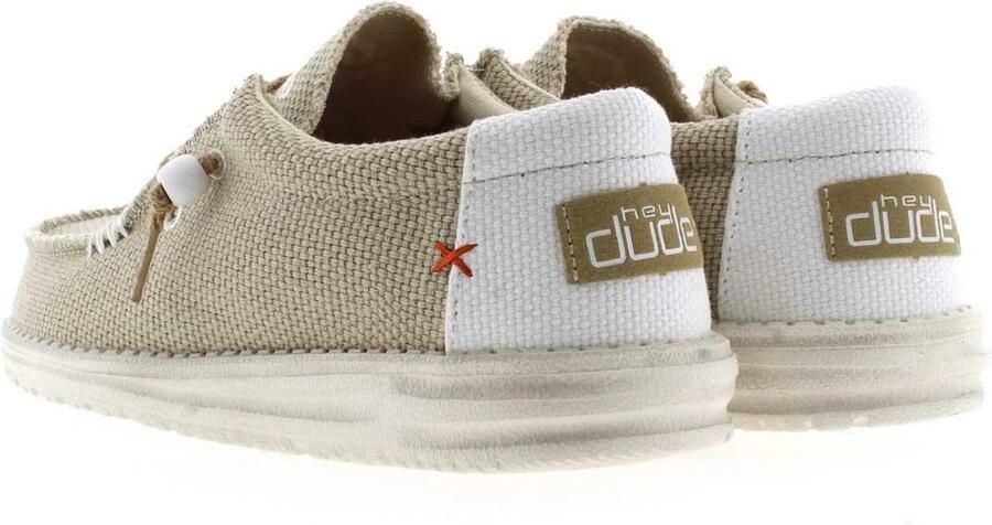 Hey Dude HEYDUDE Wally Braided Heren Instappers Off White | Wit | Katoen - Foto 14