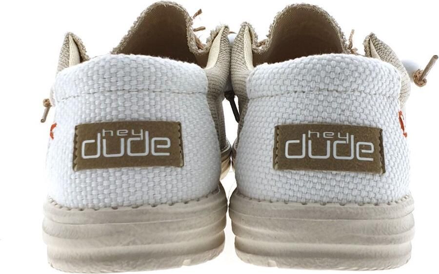 Hey Dude HEYDUDE Wally Braided Heren Instappers Off White | Wit | Katoen - Foto 11