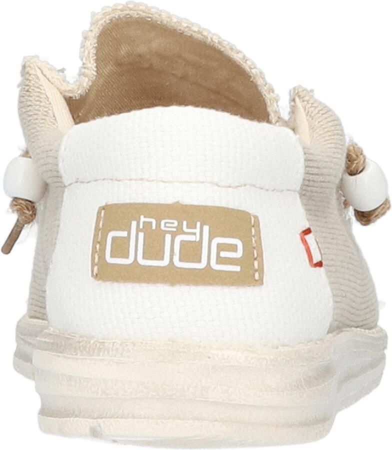 Hey Dude HEYDUDE Wally Braided Heren Instappers Off White | Wit | Katoen - Foto 5