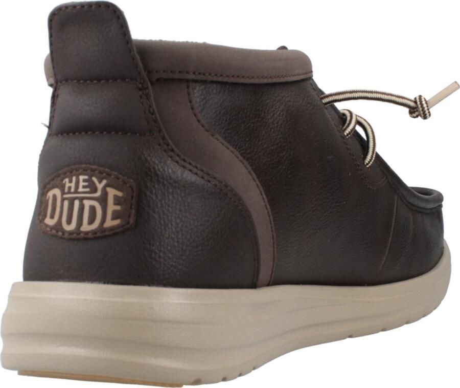 HeyDude Wally Mid Gripr Classic Vrijetijdsschoenen bruin