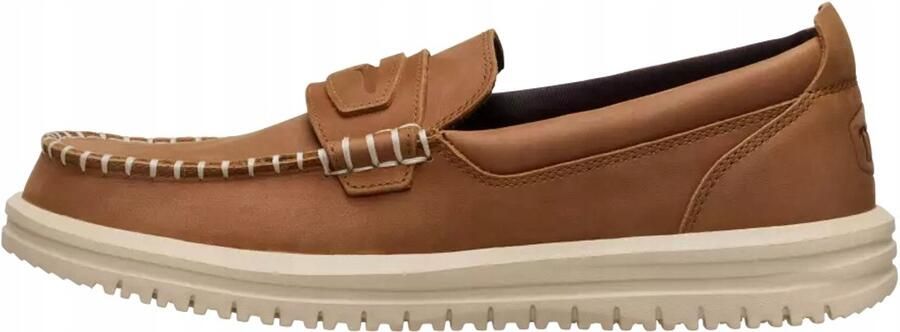 Hey Dude Wally NXT Leren Mocassins TAN