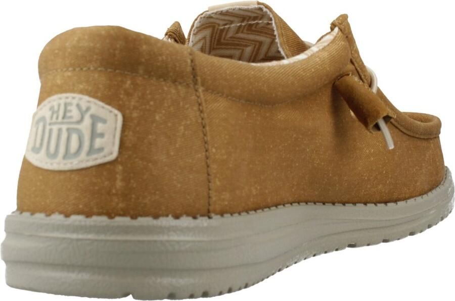 Hey Dude WALLY STRETCH CANVAS Lichtbruin