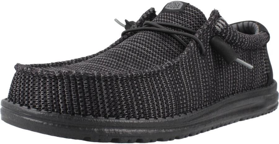 Hey Dude Wally Stretch Sox Mokassins Elastische Veter Verwijderbare Inlegzool - Foto 2