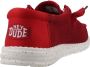 HEYDUDE Wally Stretch Sox Heren Instappers Burnt Red Multi - Thumbnail 1