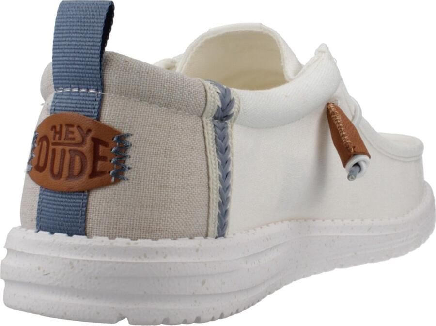 Hey Dude Wally Summer Linen Mocassins Linnen Easy-on Systeem Ademend