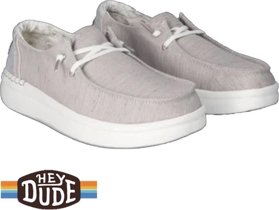 Hey Dude HEYDUDE Wendy Rise Dames Instappers Lunar Rock - Foto 3