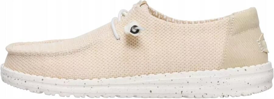 Hey Dude Wendy Stretch Sox Damesmokasins Irish Cream Comfortabel Flex & Fold