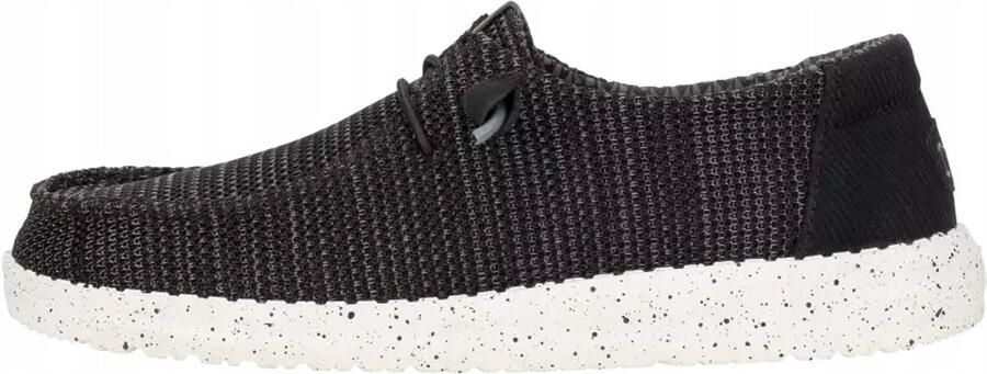 Hey Dude Wendy Stretch Sox Damesschoen Zwart Wit Flexibele Sokken Comfort