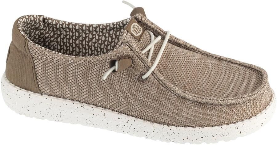 Hey Dude Wendy Stretch Sox Vrouwen Bruin Sneakers