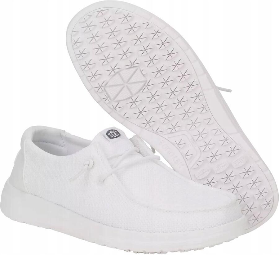 Hey Dude Wendy Work CE Damesmokasins Waterdicht Wit Antislip