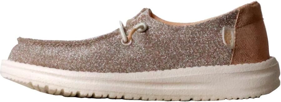 Hey Dude Wendy Y Metallic Sparkle veterschoen voor kinderen