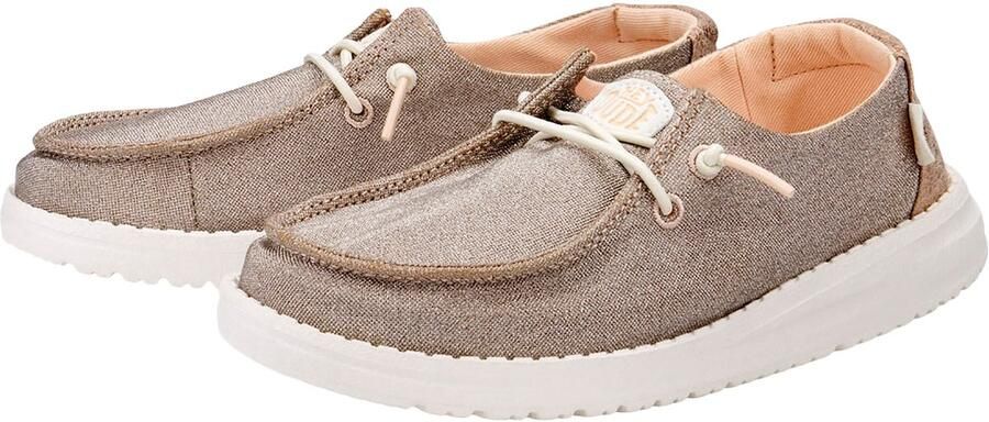 Hey Dude Wendy Y Metallic Sparkle veterschoen voor kinderen - Foto 2