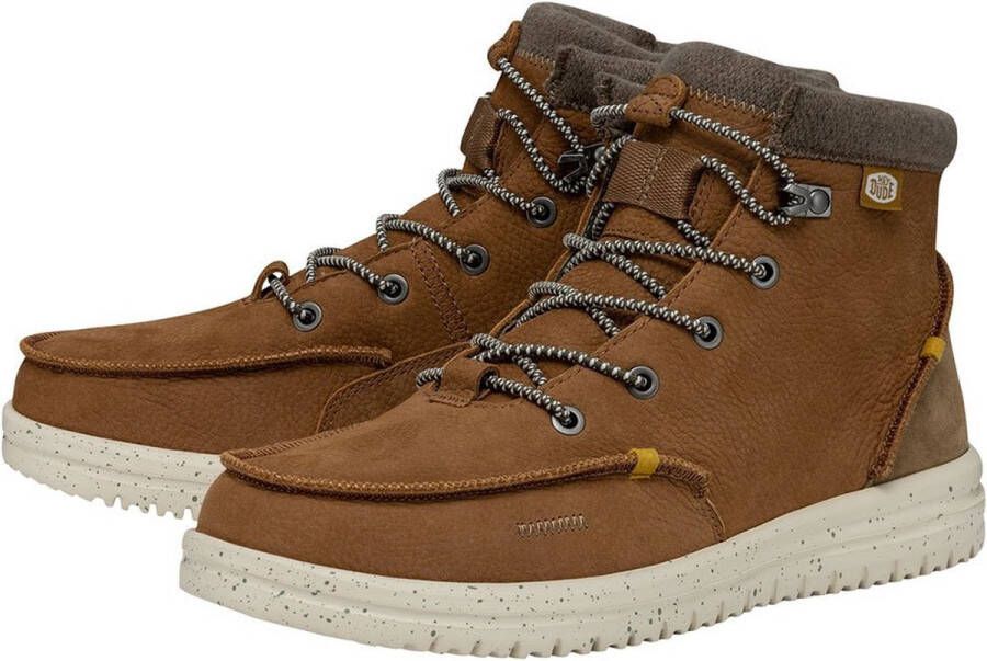 Hey Dude HEYDUDE Bradley Leather Heren Boots Cognac