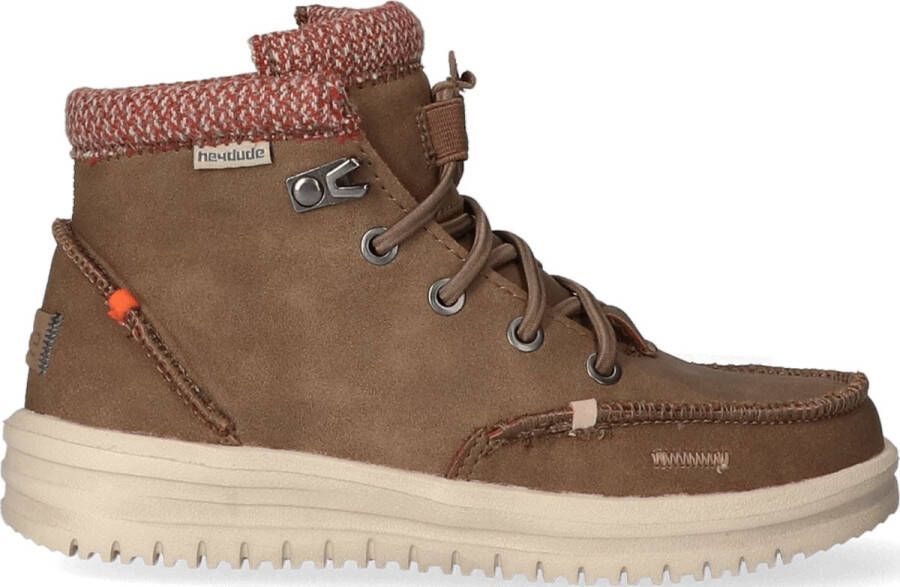 Hey Dude HEYDUDE Bradley Youth Boots Brown | Bruin | Gerecycled Leer