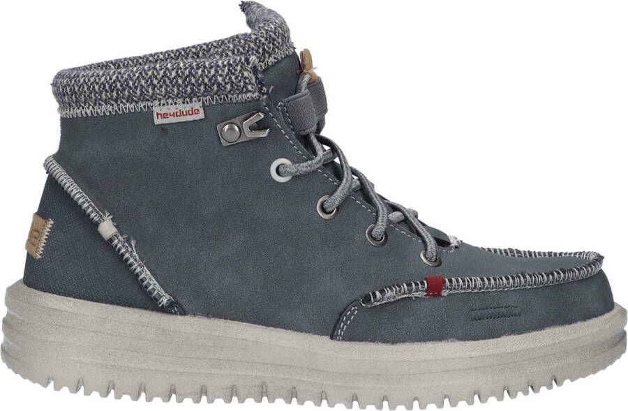 Hey Dude HEYDUDE Bradley Youth Boots Deep Blue | Gerecycled Leer | Blauw Grijs