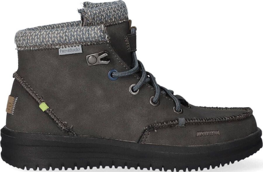 Hey Dude HEYDUDE Bradley Youth Boots Granite | Grijs | Gerecycled Leer