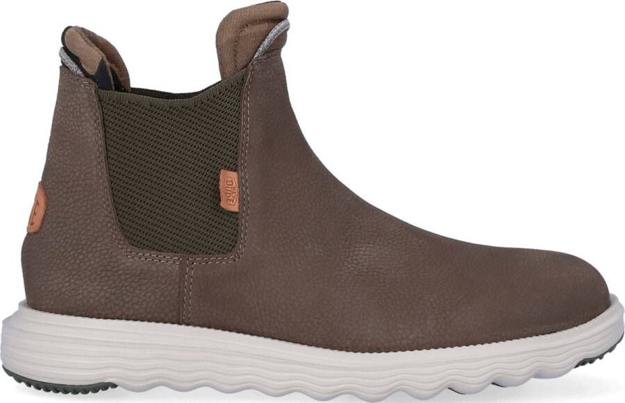 Hey Dude Branson Boot Craft Leather Olive Wandelschoenen Heren