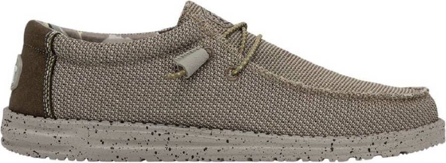 Hey Dude HEYDUDE Heren schoenen Wally Sox Triple Needle Beige