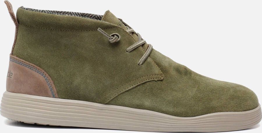Hey Dude HEYDUDE Jo Heren Boots Olive | Groen | Suède