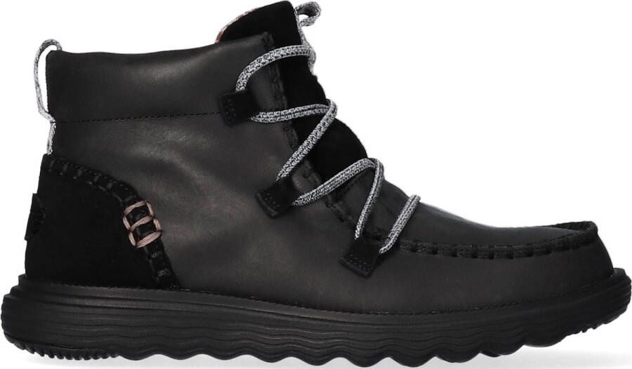 Hey Dude HEYDUDE Reyes Leather Dames Boots Black Black