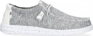 Hey Dude HEYDUDE Wally Sox Heren Instappers Bright White | Grijs | Textiel