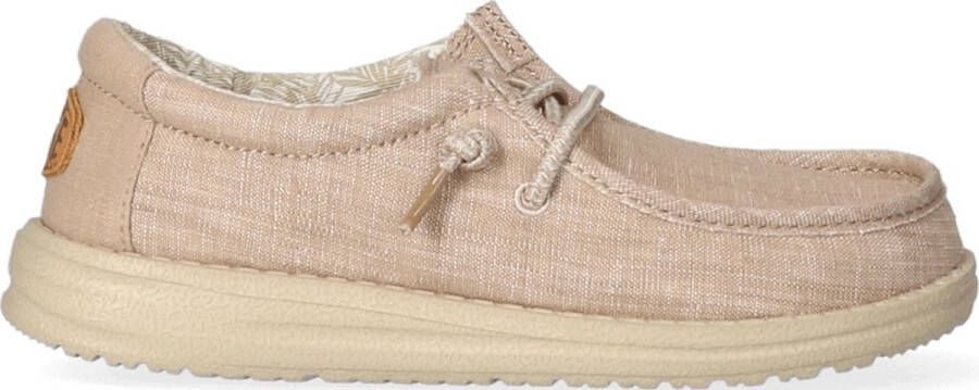 Hey Dude HEYDUDE Wally Youth Jongens Instappers Basic Beige - Foto 1