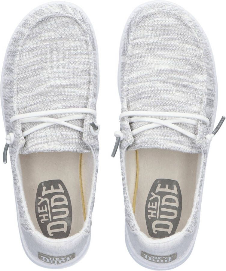 Hey Dude HEYDUDE Wendy Sox Dames Instappers Glacier Grey