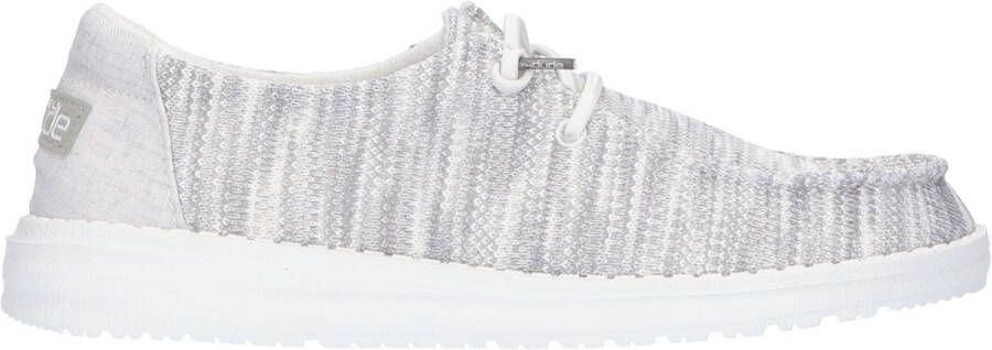 Hey Dude HEYDUDE Wendy Sox Dames Instappers Glacier Grey | Grijs | Textiel - Foto 1
