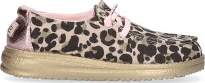 Hey Dude HEYDUDE Wendy Youth Meisjes Instappers Leo Nut | Beige | Linnen