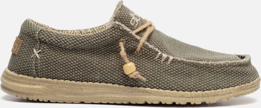 Hey Dude HEYDUDE Wally Braided Instappers Army Groen HD40003-3VE - Foto 4