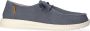 HEYDUDE Hey Dude Wendy Chambray Navy White Instappers Dames - Thumbnail 1