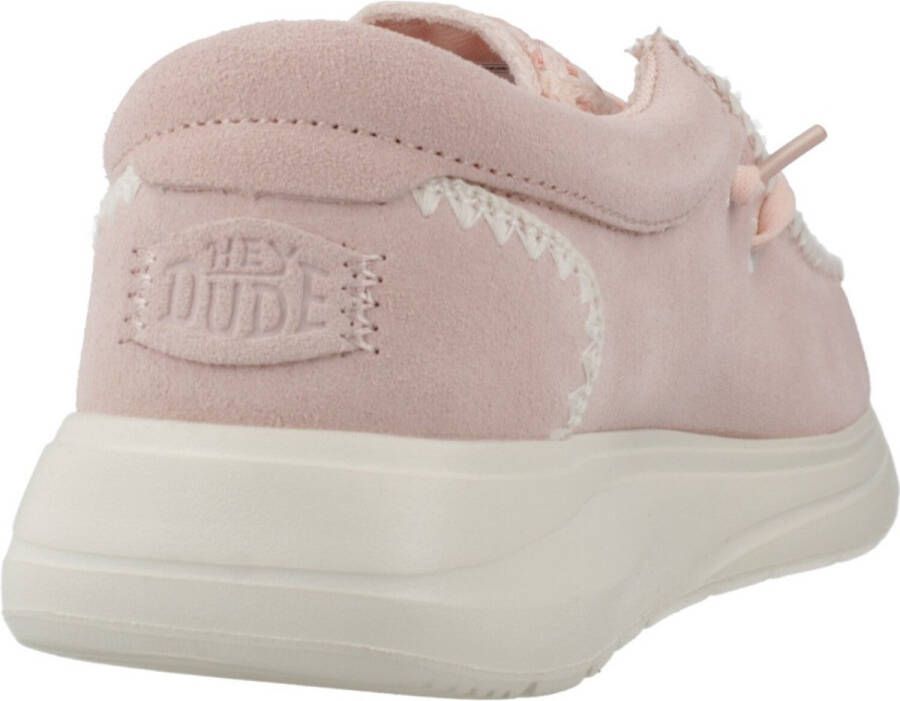 Hey Dude WENDY COMF SUEDE CROCHET Roze