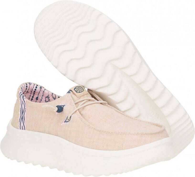 Hey Dude Wendy Peak Chambray Geweven W Sneakers Streetwear Vrouwen