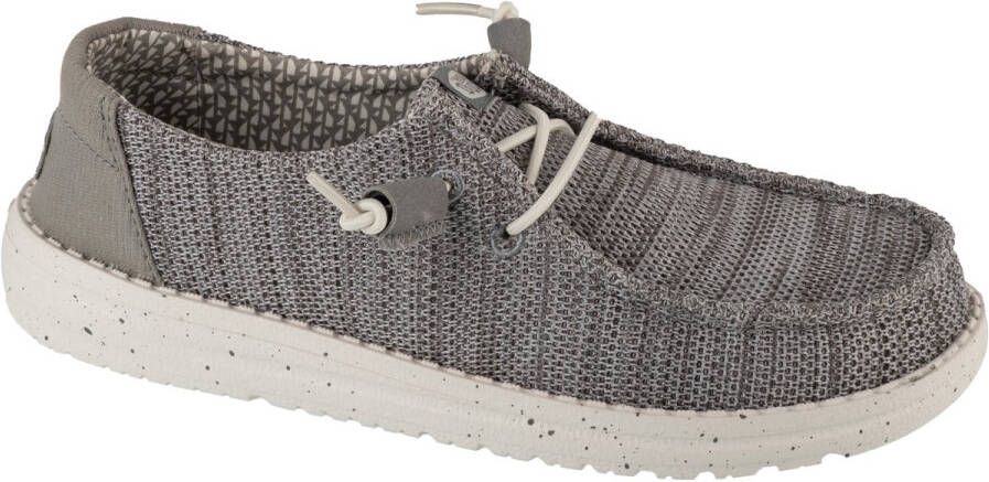 Hey Dude Wendy Stretch Sox Vrouwen Grijs Sneakers