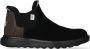 HEYDUDE Hey Dude Branson Suede Schoenen Zwart - Thumbnail 1