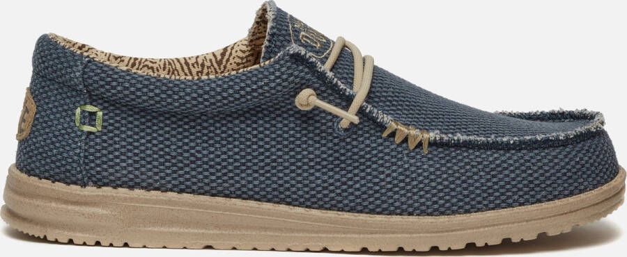 Hey Dude HEYDUDE Wally Braided Heren Instappers Blue Night Blauw HD40003-4NM - Foto 8