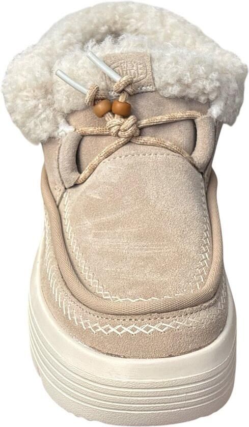 HEYDUDE Austin Edge Lounge Dames Boots Suède Beige