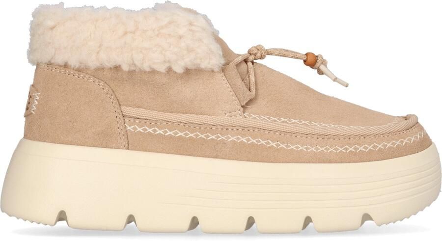 HEYDUDE Austin Edge Lounge Dames Boots Suède Beige