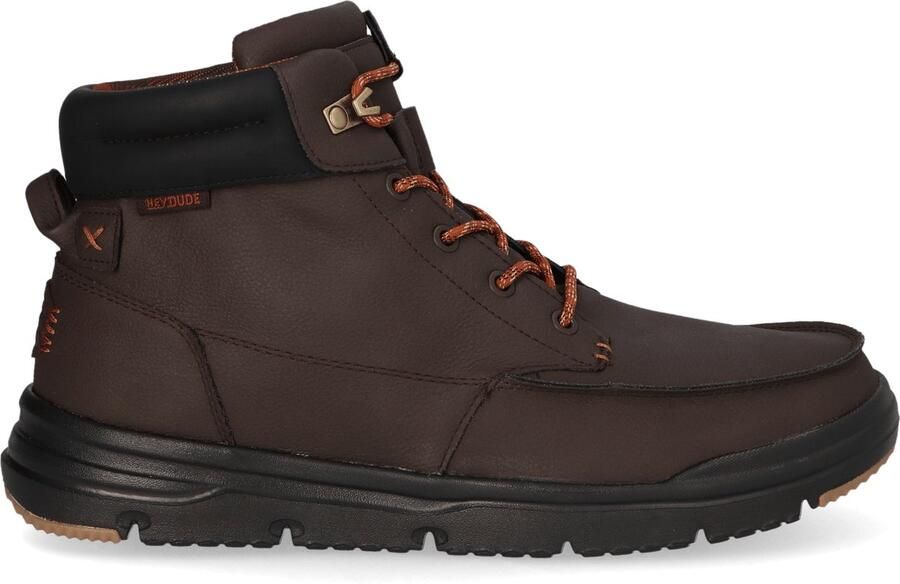 HEYDUDE Bradley II Classic Heren Boots Imitatieleer Bruin