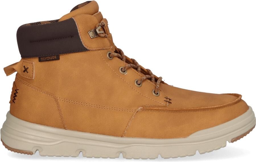 HEYDUDE Bradley II Classic Heren Boots Imitatieleer Cognac
